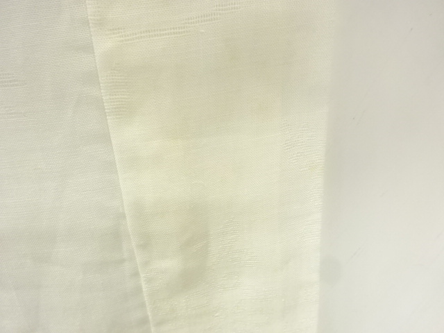  アンティーク　本麻すかし織花模様長襦袢